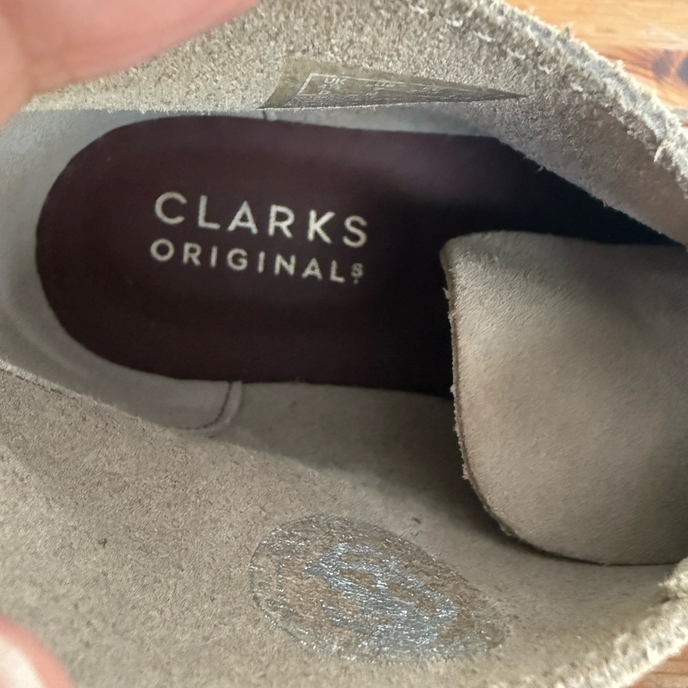 Clarks Originals Desert Boots Sand Suede Leather Women’s 7 Very Good Condition - Picture 8 of 12